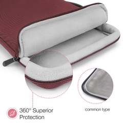 Túi Xách Chống Sốc Tomtoc (Usa) Briefcase Macbook Pro/Air 13” New Red – A14-B02R