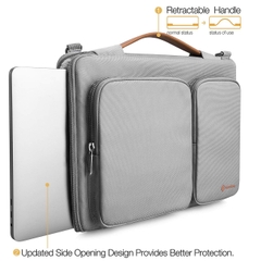 Túi Đeo Tomtoc (Usa) 360* Shoulder Bags Macbook 13″ Gray – A42-C01G
