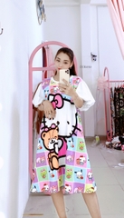 ĐẦM TAY BỒNG TAY LỤA-DTBXL2051