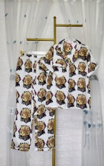 Pyjama Lụa Quần Dài _Tay Ngắn Bigisize
