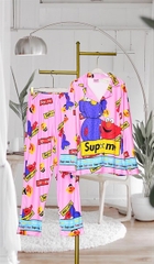 BỘ PIJAMA QUẦN DÀI, TAY DÀI BIG SIZE - PIXL1808
