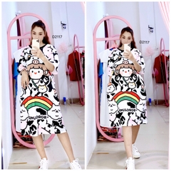 Đầm Suông Nữ Big Size XL - D2117