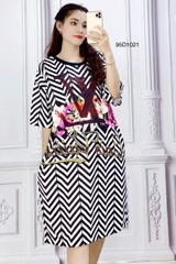Đầm Suông Nữ Big Size XL - D1021