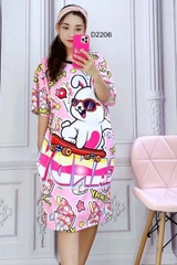 Đầm Suông Nữ Big Size XL - D2206