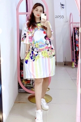 Đầm Suông Nữ Big Size XL - D2093