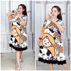 Đầm Bèo Nữ Big Size - DB3210