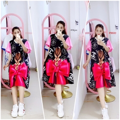 ĐẦM TAY BỒNG TAY LỤA  -DTBXL500