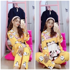 BỘ PIJAMA QUẦN DÀI, TAY DÀI BIG SIZE - PIXL1821