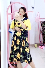 ĐẦM TAY BỒNG TAY LỤA -DTBXL2132