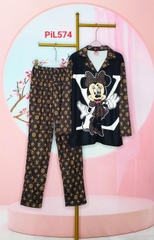 BỘ PIJAMA QUẦN DÀI, TAY DÀI - PIL574