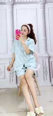 BỘ PIJAMA QUẦN ĐÙI, TAY NGẮN BIG SIZE - PIDUIXL011