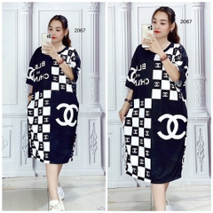 Đầm Suông Nữ Big Size 2XL - 65D2067
