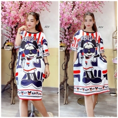 Đầm Suông Nữ Big Size 3XL - D3XL3624
