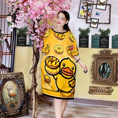 Đầm Suông Nữ Big Size XL - D3705