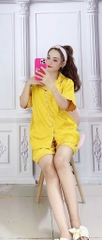 BỘ PIJAMA QUẦN ĐÙI, TAY NGẮN BIG SIZE - PIDUIXL05