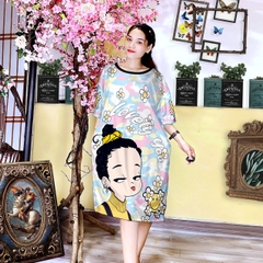 Đầm Suông Nữ Big Size XL - D3943