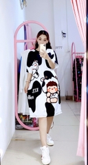 Đầm Suông Nữ Big Size XL - D2077