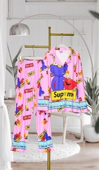 BỘ PIJAMA QUẦN DÀI, TAY DÀI - PIL1808