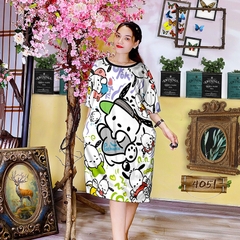 Đầm Suông Nữ Big Size XL - D4051