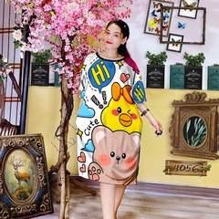 Đầm Suông Nữ Big Size XL - D4056