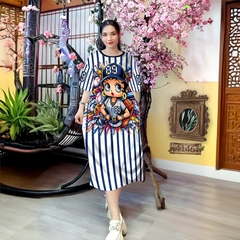 Đầm Suông Nữ Big Size XL - DD4146