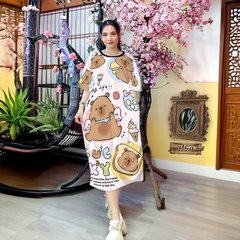 Đầm Suông Nữ Big Size XL - DD4154