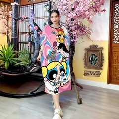 ĐẦM SUÔNG NỮ XL- DD4166
