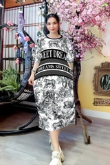 Đầm Suông Nữ Big Size 2XL - 65D4232