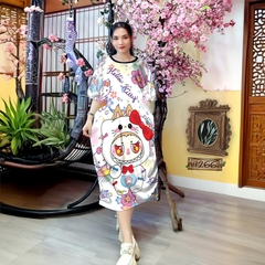 Đầm Suông Nữ Big Size XL - DD4266