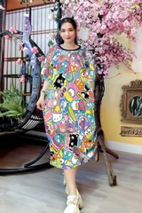 Đầm Suông Nữ Big Size 2XL - 65D4325