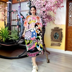 Đầm Suông Nữ Big Size XL - DD4459