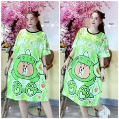 Đầm Suông Nữ Big Size XL - D3183