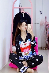 BỘ PIJAMA QUẦN DÀI, TAY DÀI BIG SIZE - PIXL1819