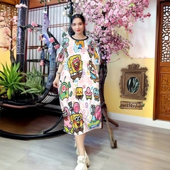 Đầm Suông Nữ Big Size XL - DD4167