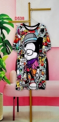 Đầm Suông Nữ Big Size XL - D 538