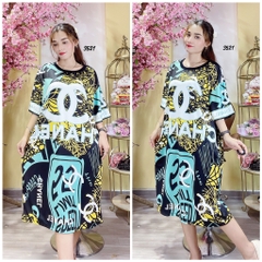 Đầm Suông Nữ Big Size 2XL - 65D3521