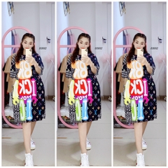 Đầm Suông Nữ Big Size XL - D3012