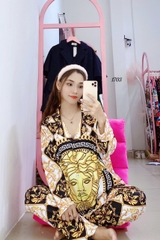 BỘ PIJAMA QUẦN DÀI, TAY DÀI BIG SIZE - PIXL 1703