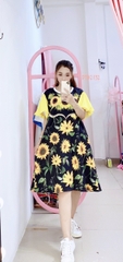 ĐẦM TAY BỒNG TAY LỤA -DTBXL2132