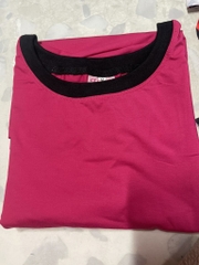 áo thun trơn hồng đậm