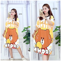 Đầm Suông Nữ Big Size XL - D3173