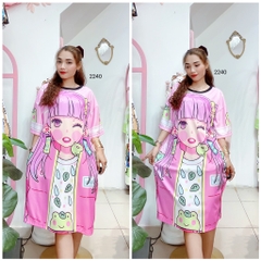 Đầm Suông Nữ Big Size XL - D2240