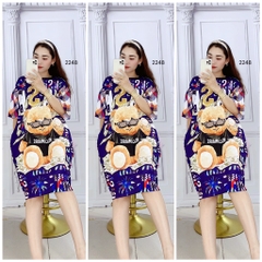 Đầm Suông Nữ Big Size XL - D2248