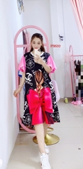 ĐẦM TAY BỒNG TAY LỤA  -DTBXL500
