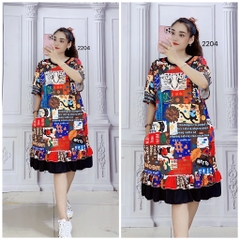 Đầm Bèo Nữ Big Size - DB2204