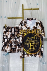 BỘ PIJAMA QUẦN ĐÙI, TAY NGẮN BIG SIZE - PIDXL1704