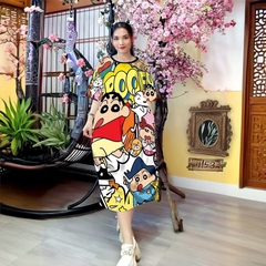 Đầm Suông Nữ Big Size XL - DD4153