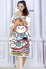 Đầm Suông Nữ Big Size XL - D2208