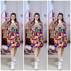 Đầm Suông Nữ Big Size XL - D1211