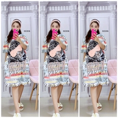 Đầm Suông Nữ Big Size XL - D2205
